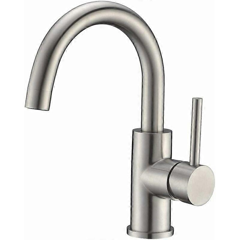 Bar Sink Faucet with Spotless Color, Durable Stainless Steel Faucet for Indoor Outdoor Use with Easy Assembly