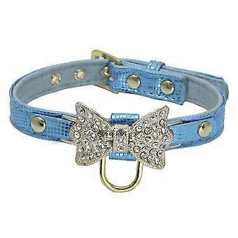 Crystal Diamond Pet Collar Pet Party Gifts, Rhinestone Dog Collar Sparkling Design Alloy Hole Fixed, Bling Bling Rhinestones for Teacup Dogs,