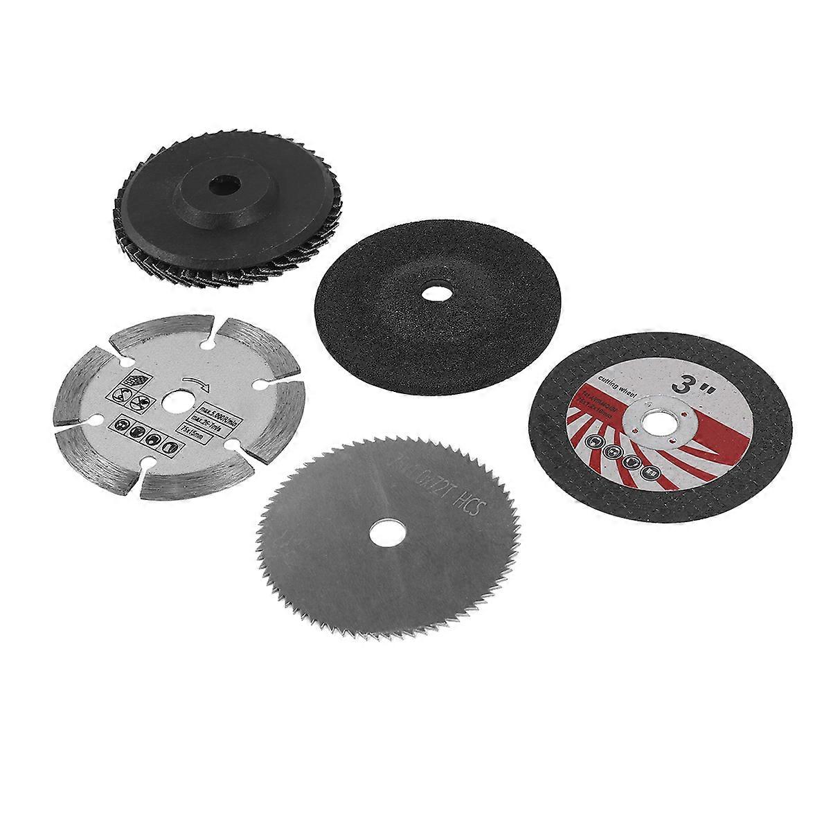5Pcs 75mm Cutting Disc for 10mm Bore Angle Grinder Metal Saw Blade