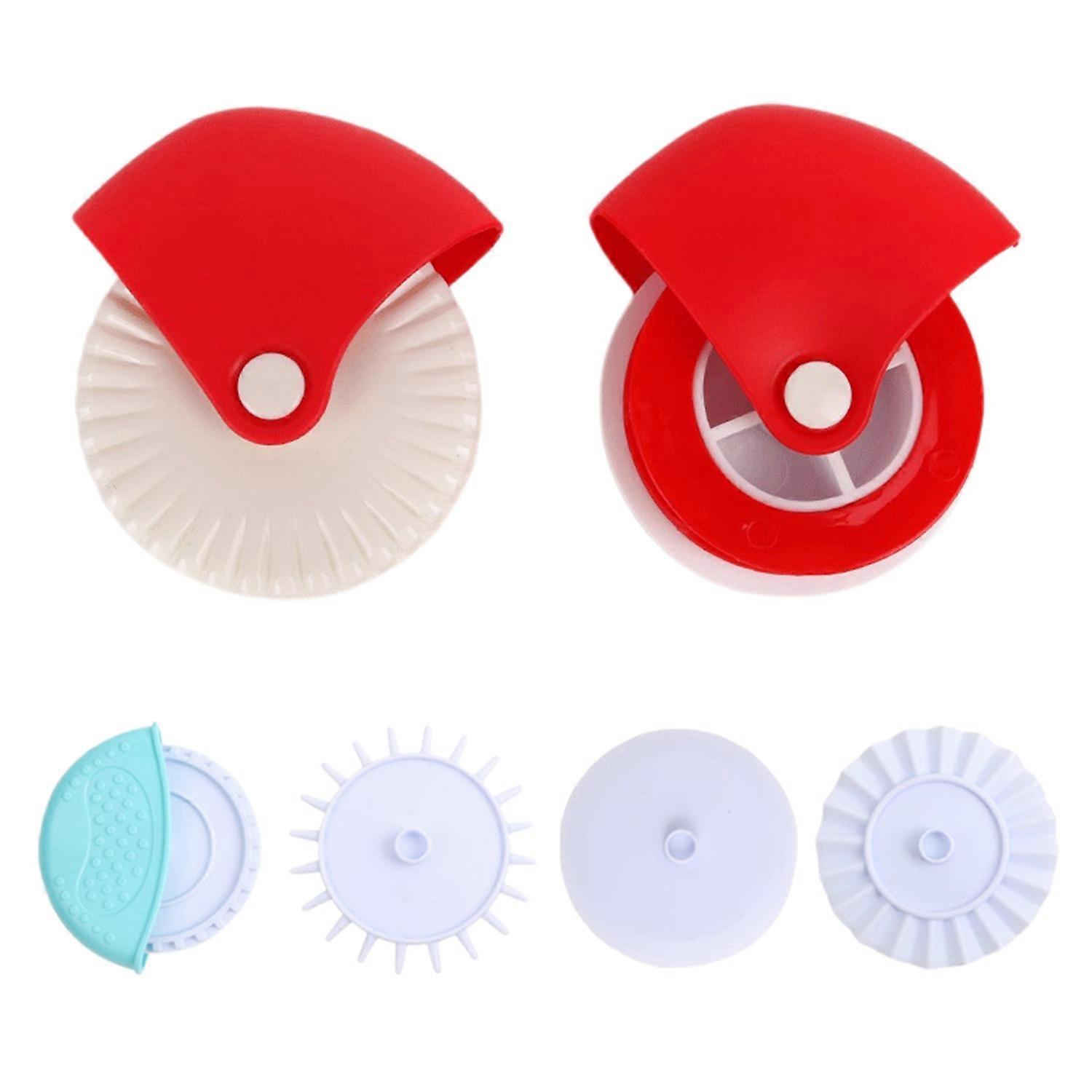 6Pcs Pastry Wheel Decorator And Cutter Pastry Decorator Wavy Wavy Edge Pastry Cutter Non-Stick Heat