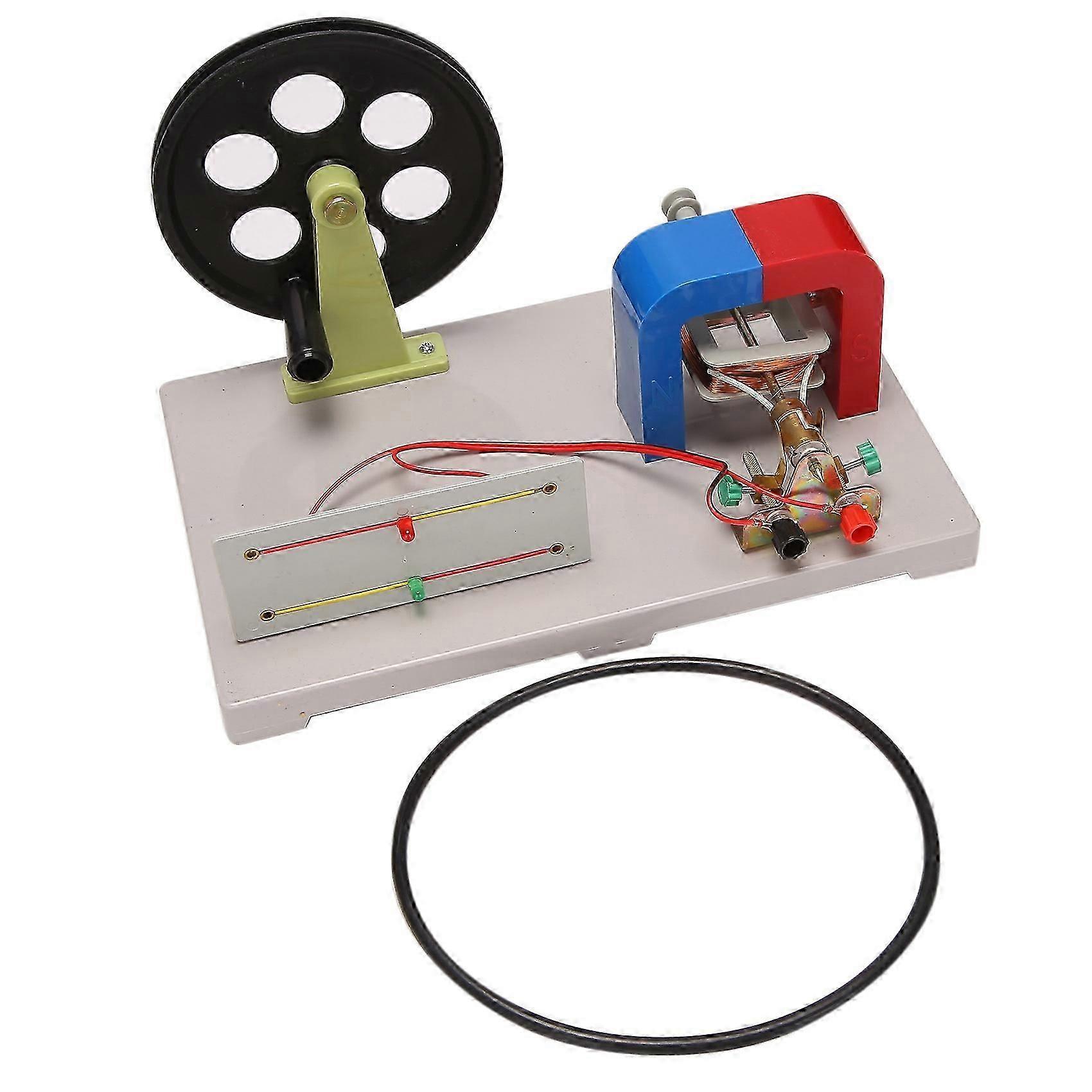 手動AC/DCクランク発電機モデル デモモータ発電機活動モデル デバイス実験