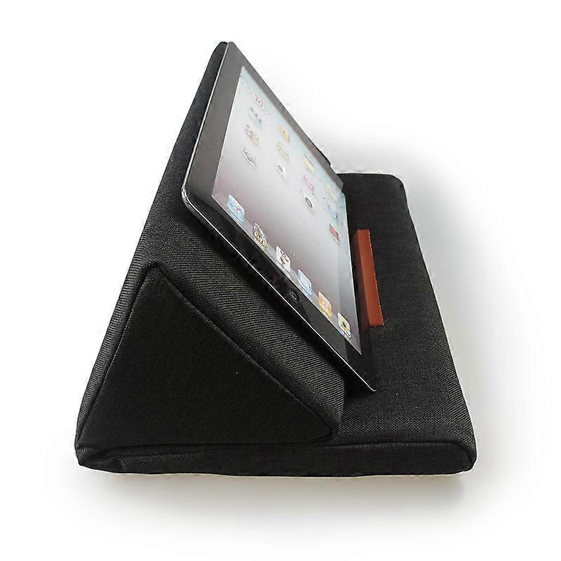 Tablet Stand Pillow Polyester Cotton Pc Bracket for Ipad(Black)