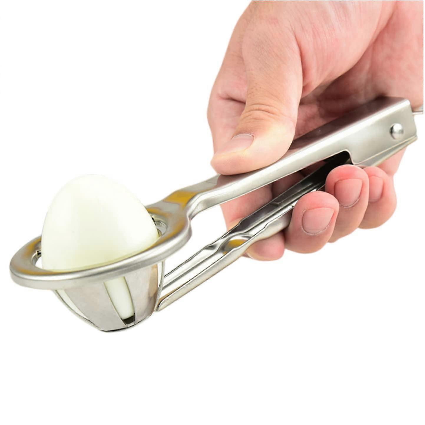 Egg Slicer for Hard Boiled Eggs, Boiled Egg Slicer, 304Stainless Steel Wire Egg Slicer, Slicer Hexagonal Egg Divider, Dishwasher Safe, Kitchen Gadget