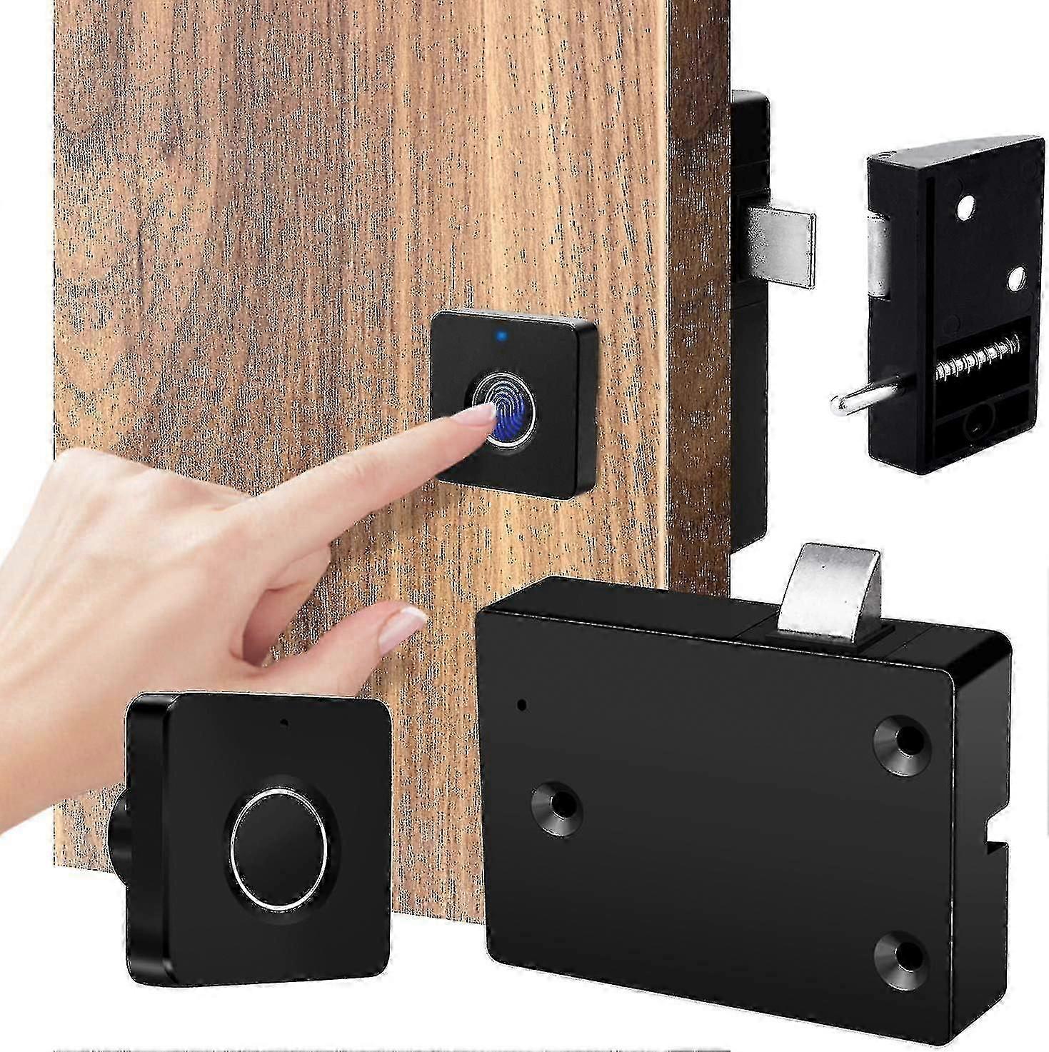 Fingerprint Smart Lock for Drawer/Cabinet USB Rechargeable