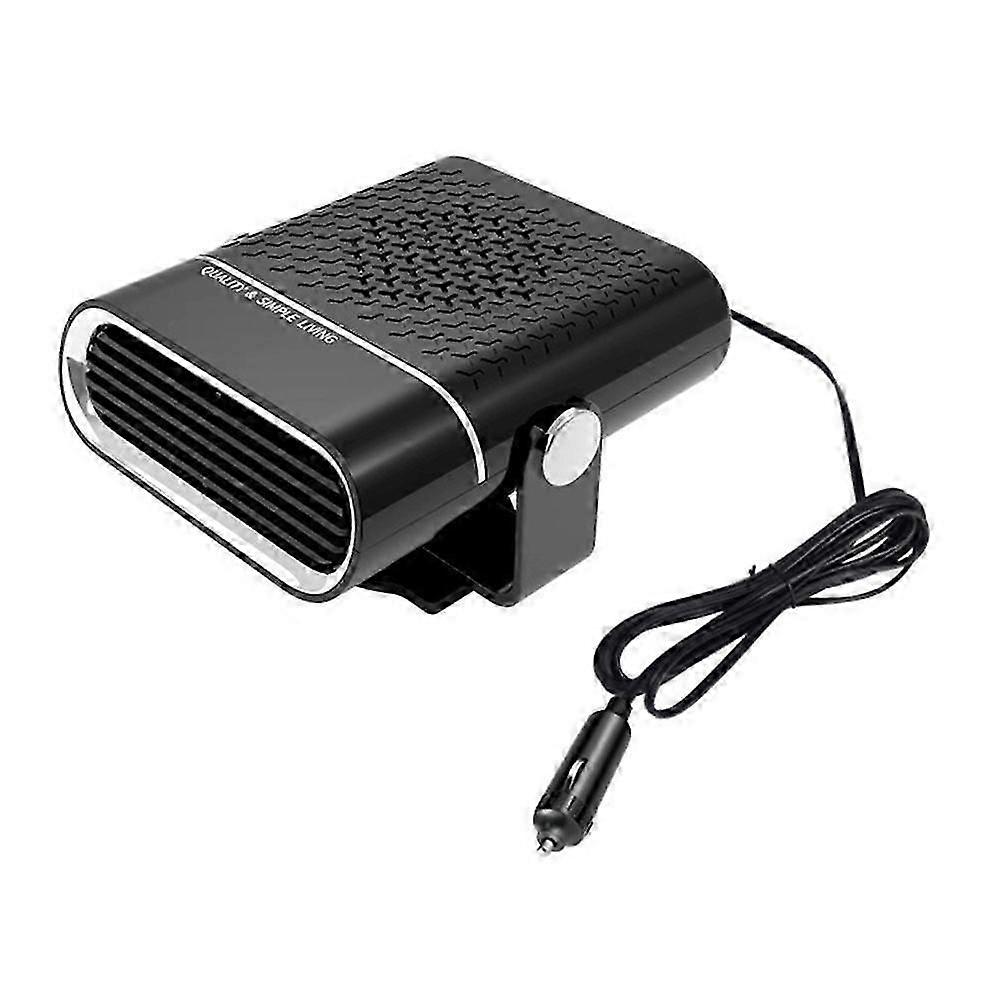 Portable Car Heater 12V Fast Heating Cooling Fan 360-degree Rotatable Multi-Level Adjustment Car Defogger_Featured Gift