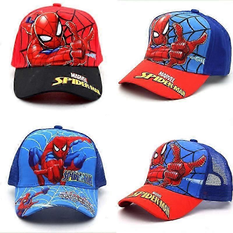 Spiderman Kids Baseball Cap Mesh Snapback Sun Hat för pojkar barn