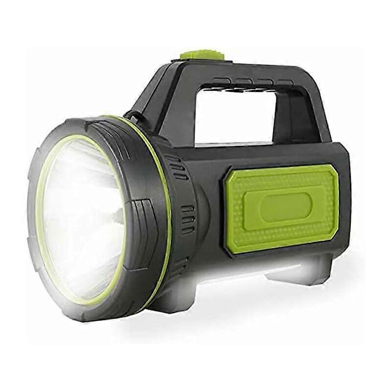 Ultra Powerful USB LED Torch 135000 Lumens 6000 mah with Side Light High Power Waterproof Flashlight and Portable Reflector IP65 Super Bright Spotligh