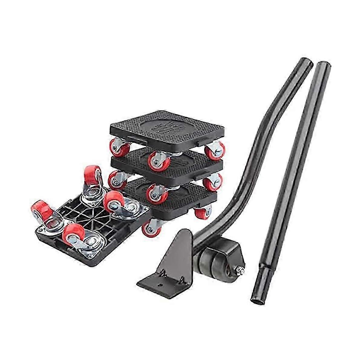 Furniture Moving Tool, 880 Lbs, with 4 Wheels and Portable Lift, for Moving Furniture, Refrigerator