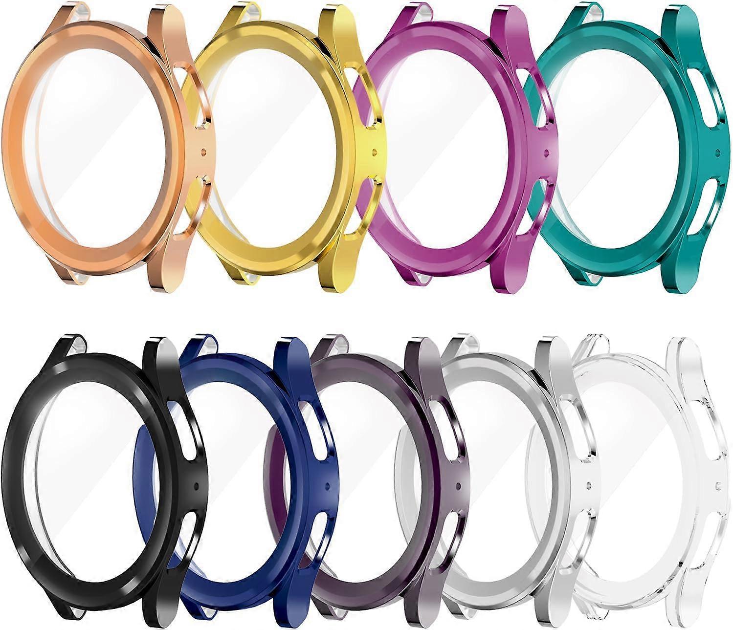 Compatible with Samsung Galaxy Watch 5 Pro 45mm Screen Protector Case (9Pack)