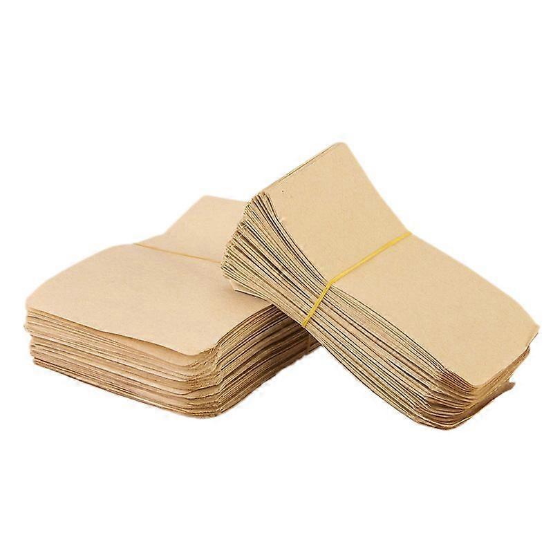 100Pcs Brown Kraft Seed Bag Breeding Bag Is Used to Store Seeds, Small Parts, Coins, Jewelry, Etc. (About 6X11 cm)