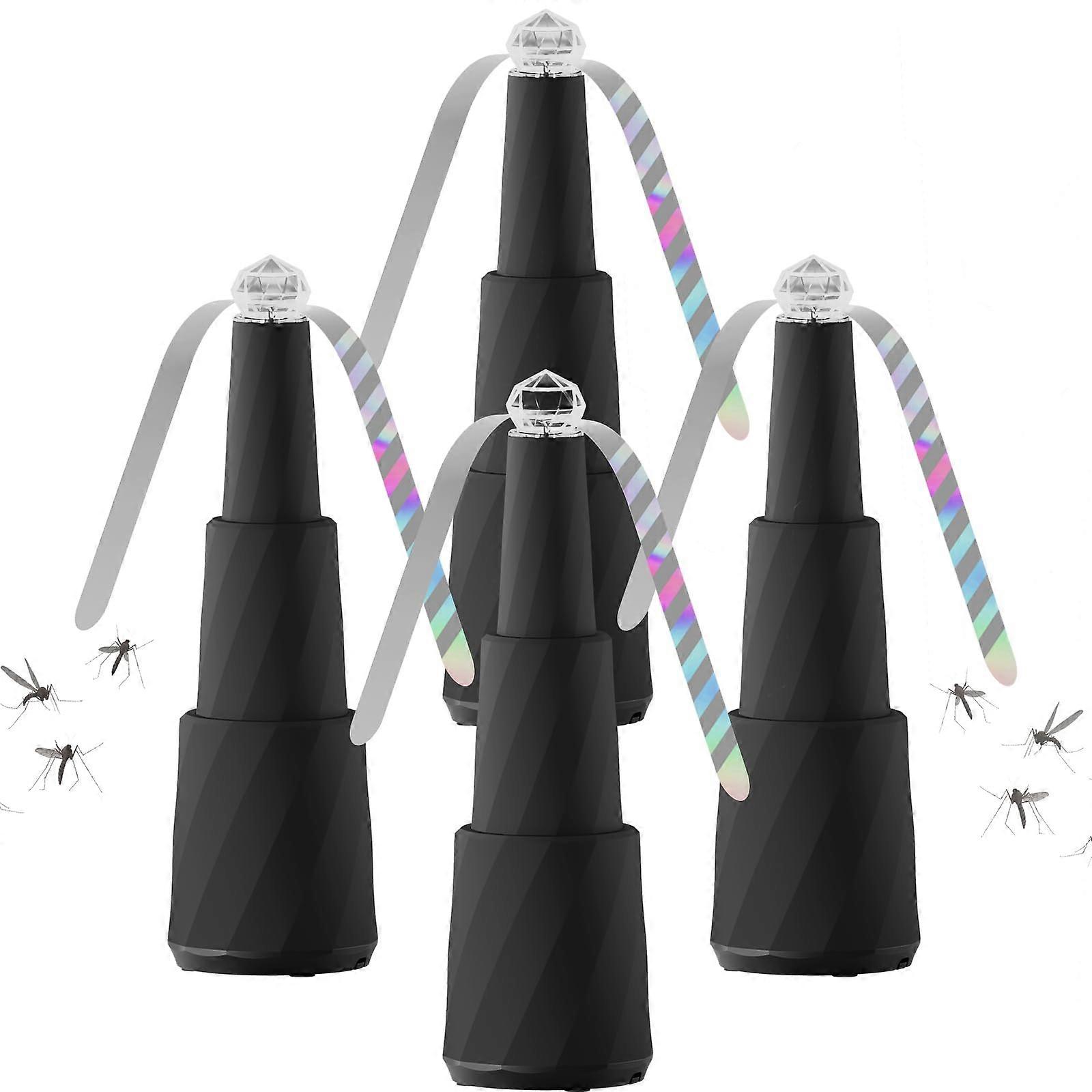 4 Pack Food Fans for Tables,2 in 1 TableTop Food Spining Fan Outdoor with Hook