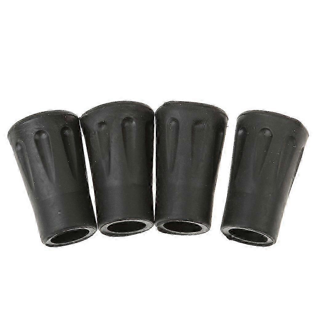 4 pcs Replacement Rubber Tips End for Hiking Stick Walking Trekking Poles 4cm