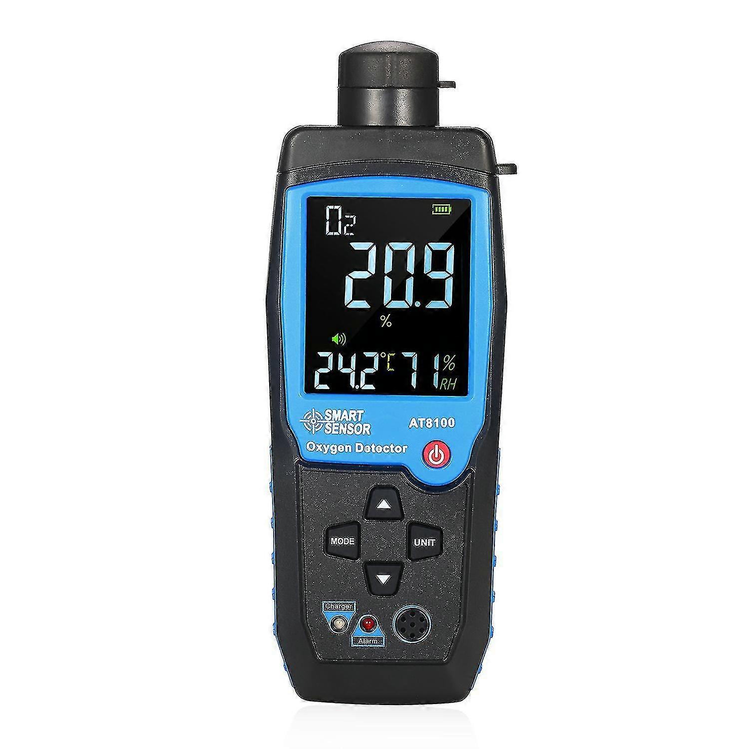 Smart Sensor Handheld Digital Sauerstoff Detektor USB Wiederaufladbare Automotive O2 Sensor Tester Monitor LCD Display Einstellbare Alarm Auto Power Off Sauerstoff