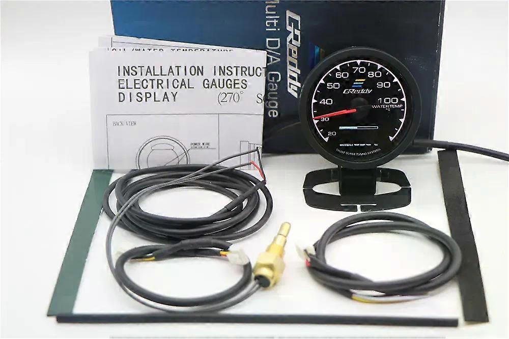7 Color Turbo Boost Gauge Car Multi LCD Digital Display Racing Meter Water Temp Oil temp Gauge 62mm 2.5 Inch with Sensor