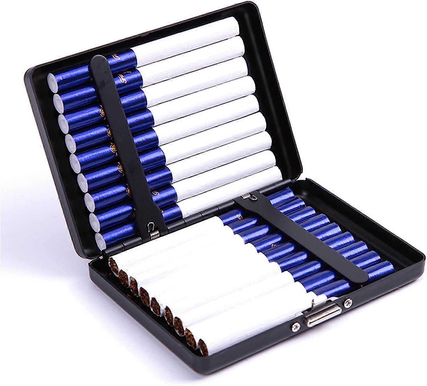 Aluminum Cigarette Case, Airtight Cigarette Case Business or Card Holder Holds 20 Cigarette