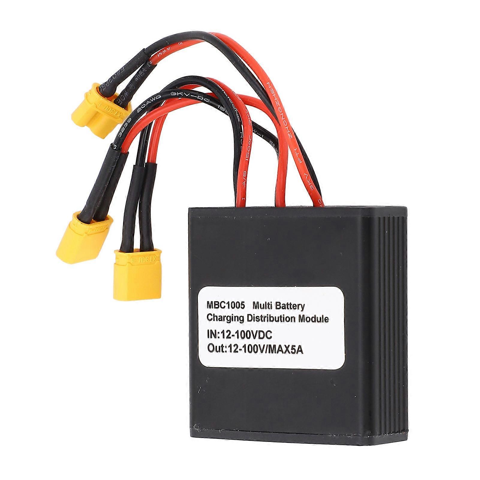Dual Battery Parallel Module Adapter Professional Efficient Double Battery Discharge Converter for Electric Bike 12V‑100V 5A