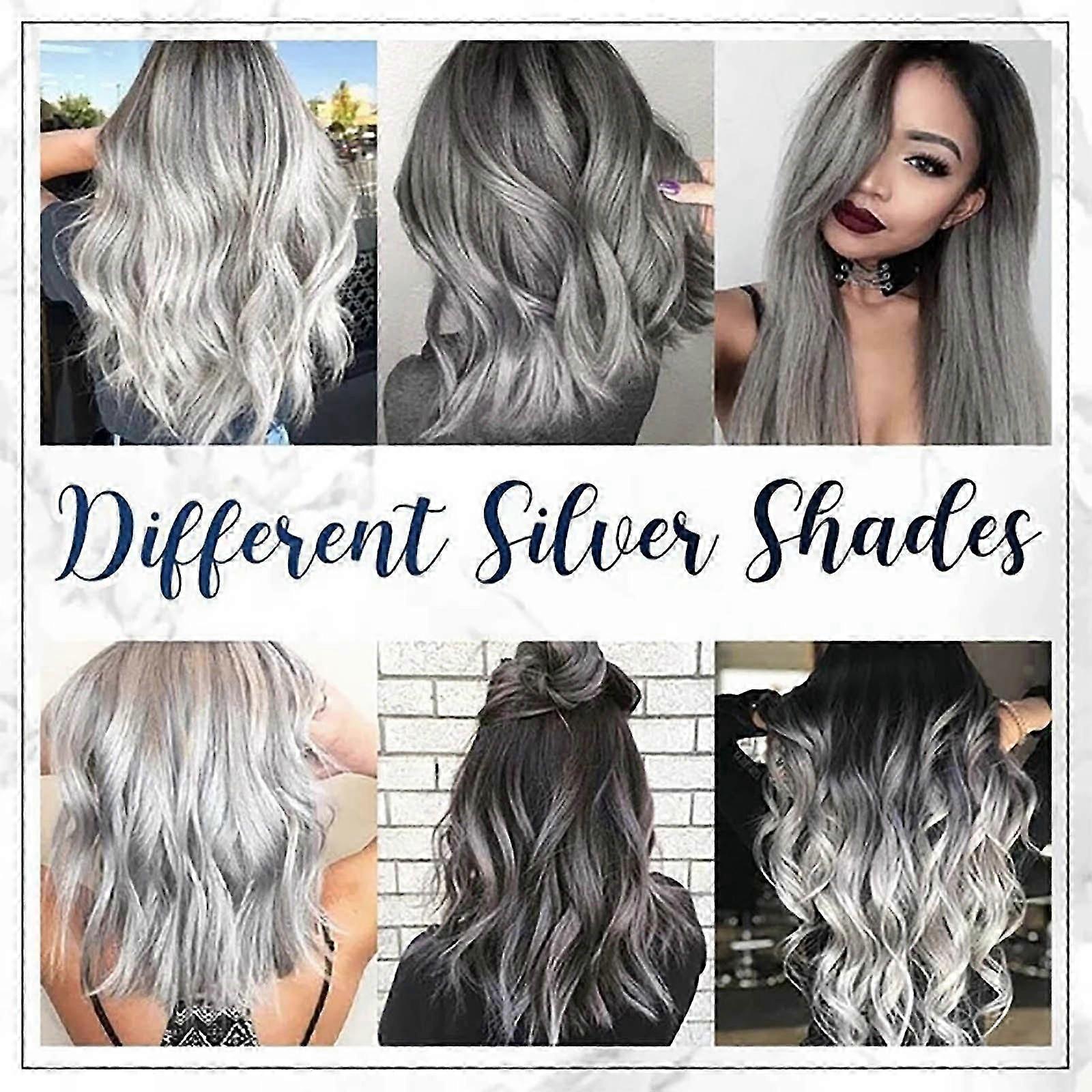 Cera de color de cabello gris instantáneo PU5203