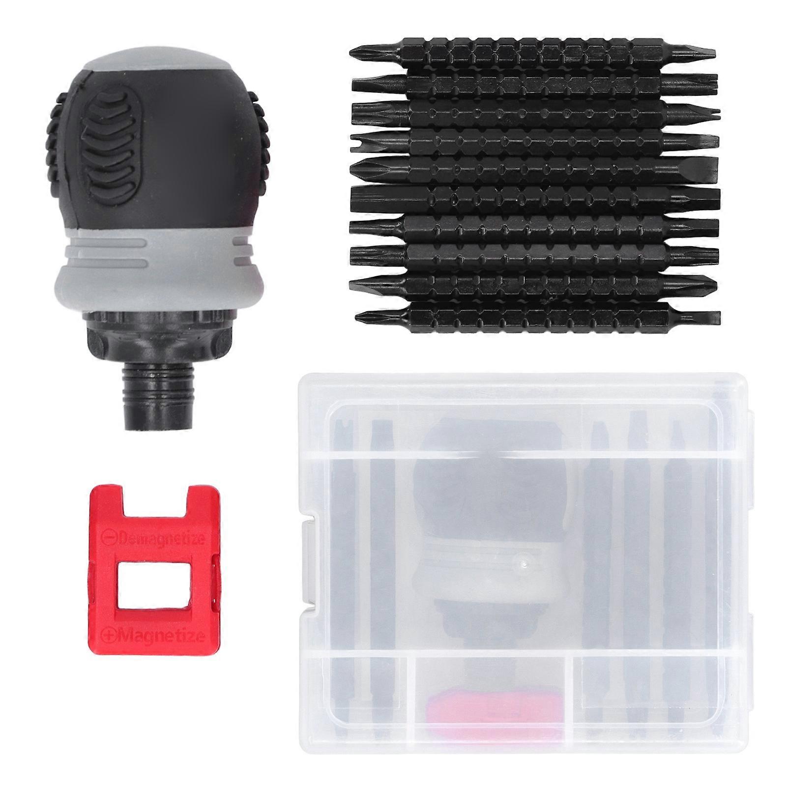 Mini Ratchet Screwdriver Set Multifunctional Labor Saving Telescopic Magnetic Screwdriver