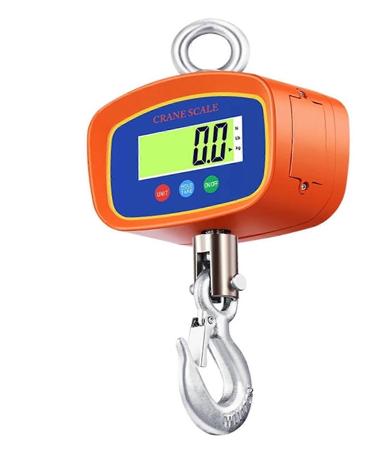 1000kg/500g Digital Hanging Scale Industrial Crane Scale with Aluminum Case LCD Screen