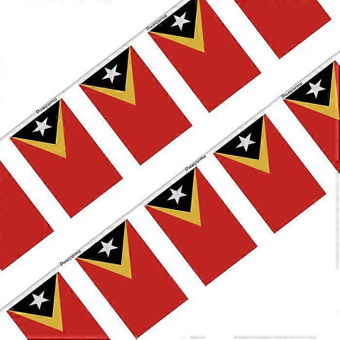 'Bunting Flag East Timor 50 pieces 14 x 21 cm'