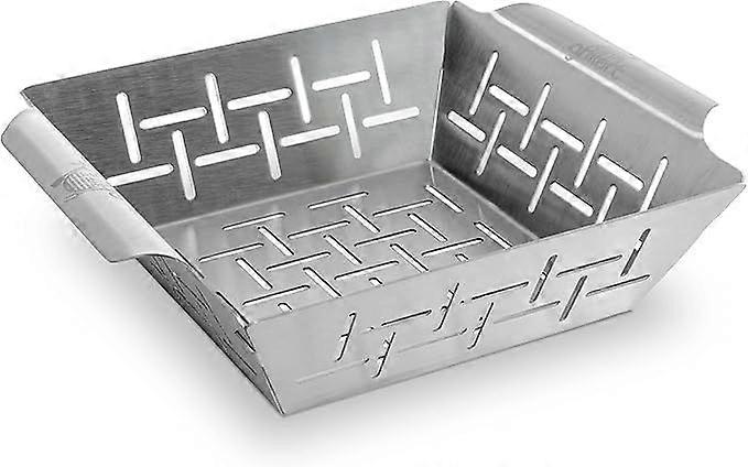 Premium quality stainless steel barbecue basket can be used as vegetable basket, fish barbecue basket and barbecue bowl durable for barbecue