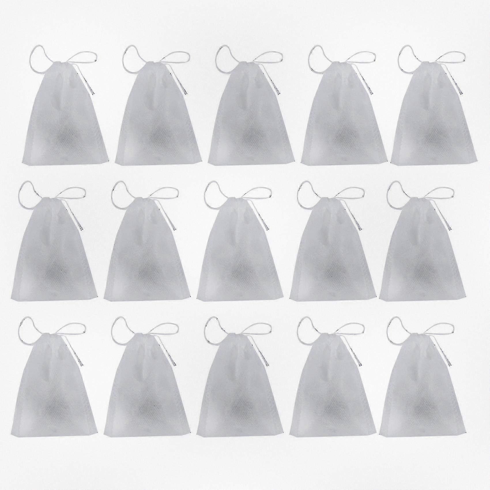 Empty Tea Bags with Drawstring, Filter Paper Tea Filters for Loose Tea Powder, Set of 20 Bags