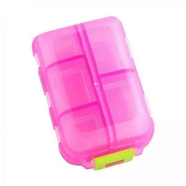 4xTravel Pill Organizer/ Pill Container Holder /Pill Reminder Case/ 10 Grids
