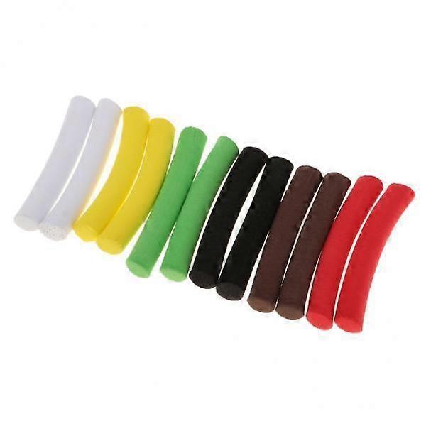 9x12PCS Carp Fishing Foam Stick Cylinder Float Making Fly Tying Rig Multicolor