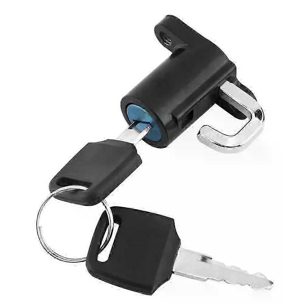 Motorcycle Helmet Lock Motorbike Bike Helmet Lock Carstyling Hanging Hook Helmet Lock Hook With 2 Keys Set Universal
