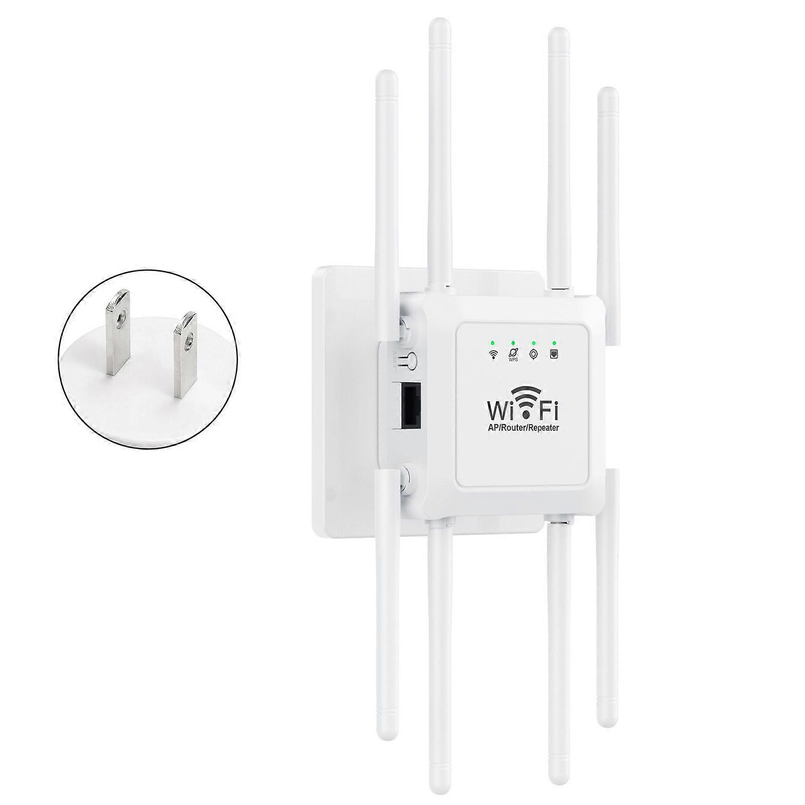 WiFi ExtenderBooster Broader Coverage Than Ever WiFi Extenders SignalBooster for HomeInternetBooster WiFiRepeater White