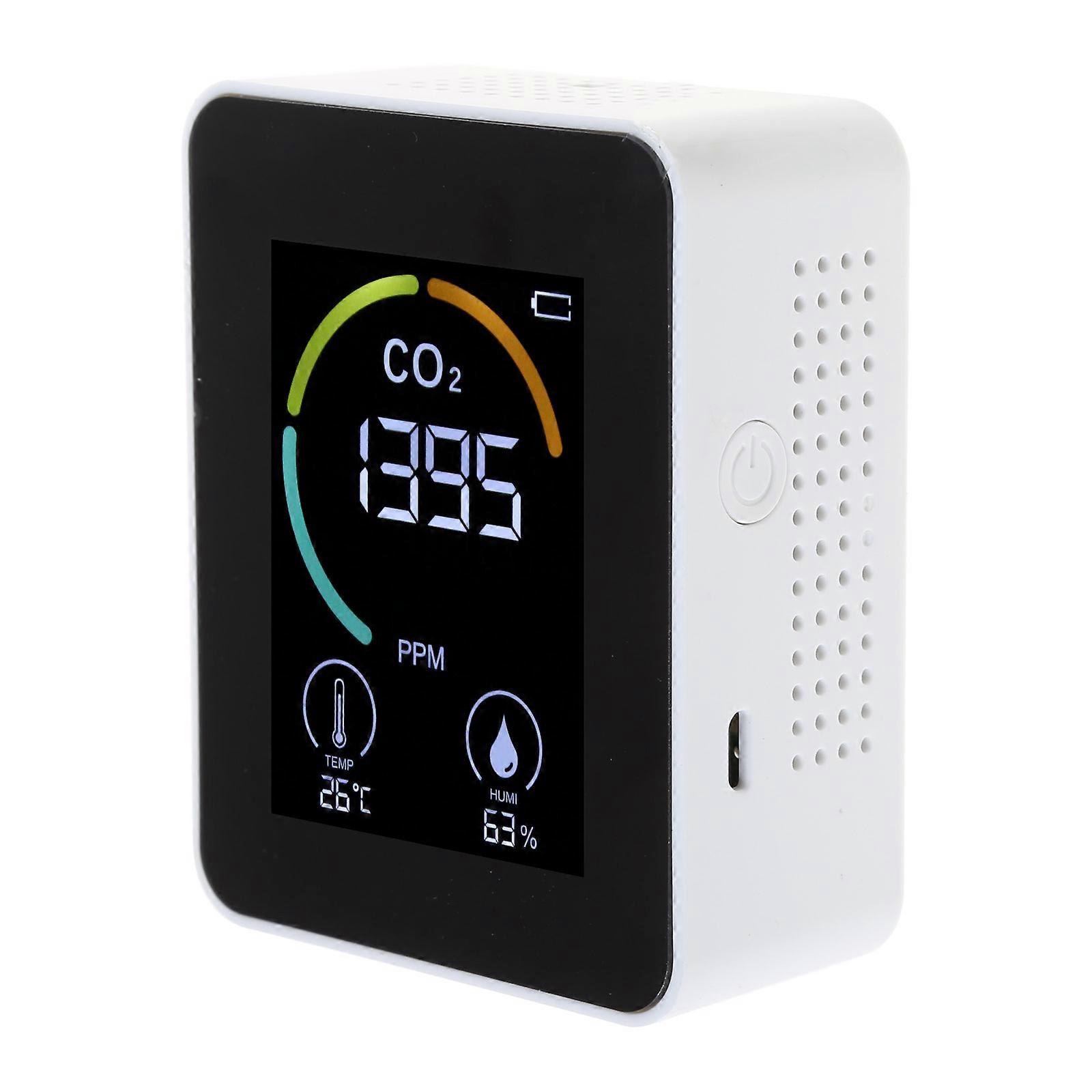 2021 Neuester Luftqualitätsdetektor Real for Time Display Gasanalysator Monitor Sensor Indoor Home Office Luftanalysator