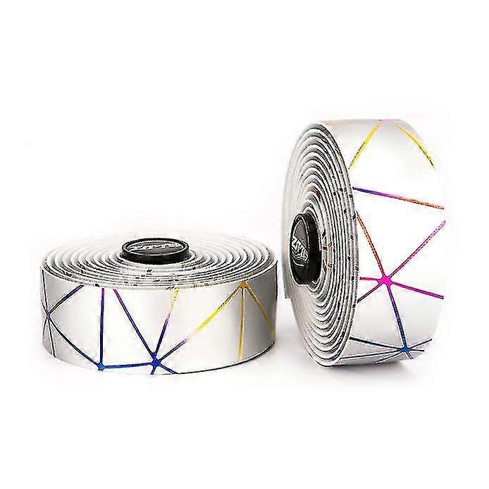 White Bicycle Handlebars with Handle Wrap - 1 Pair for Comfortable Ride