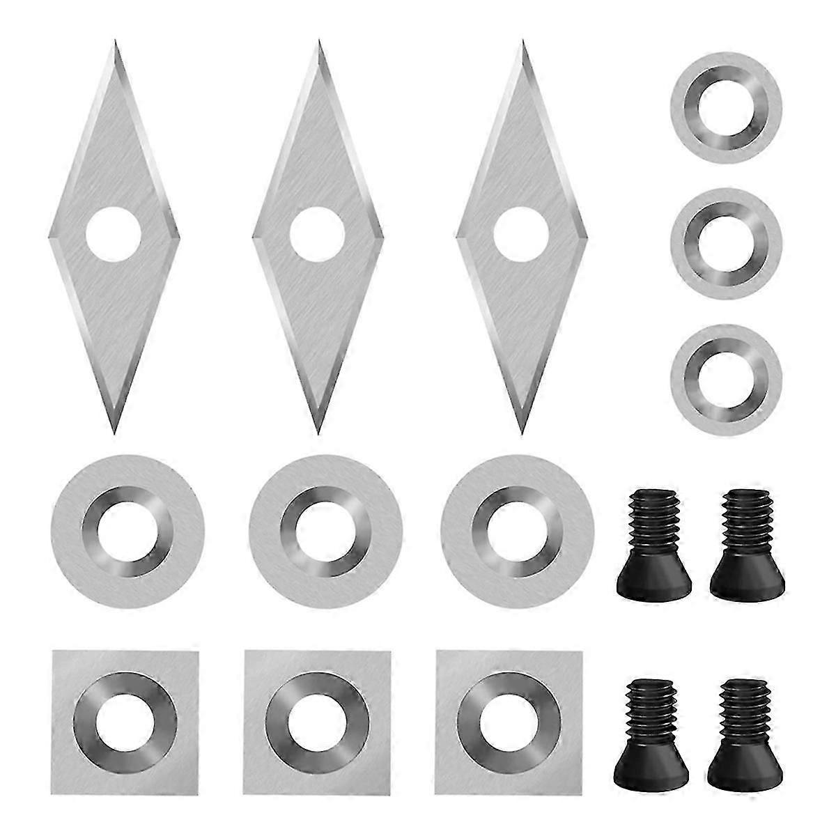 12PCS Carbide Lathe Tools. Carbide Tips. Hand Held   Wood Turning Tools Assortment Set