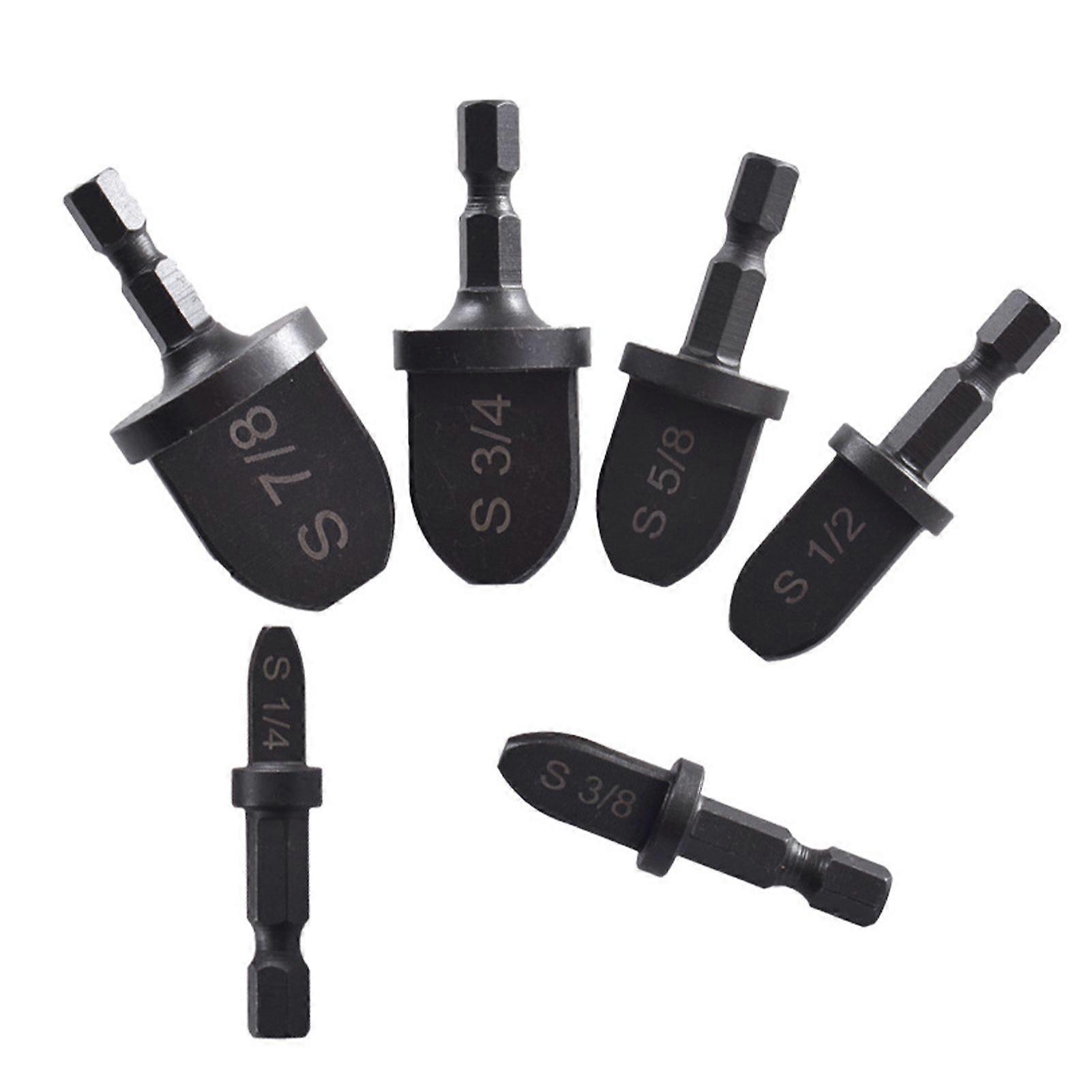 High quality  6pcs black tube expander [hexagonal handle] 6pcs British black hole expander