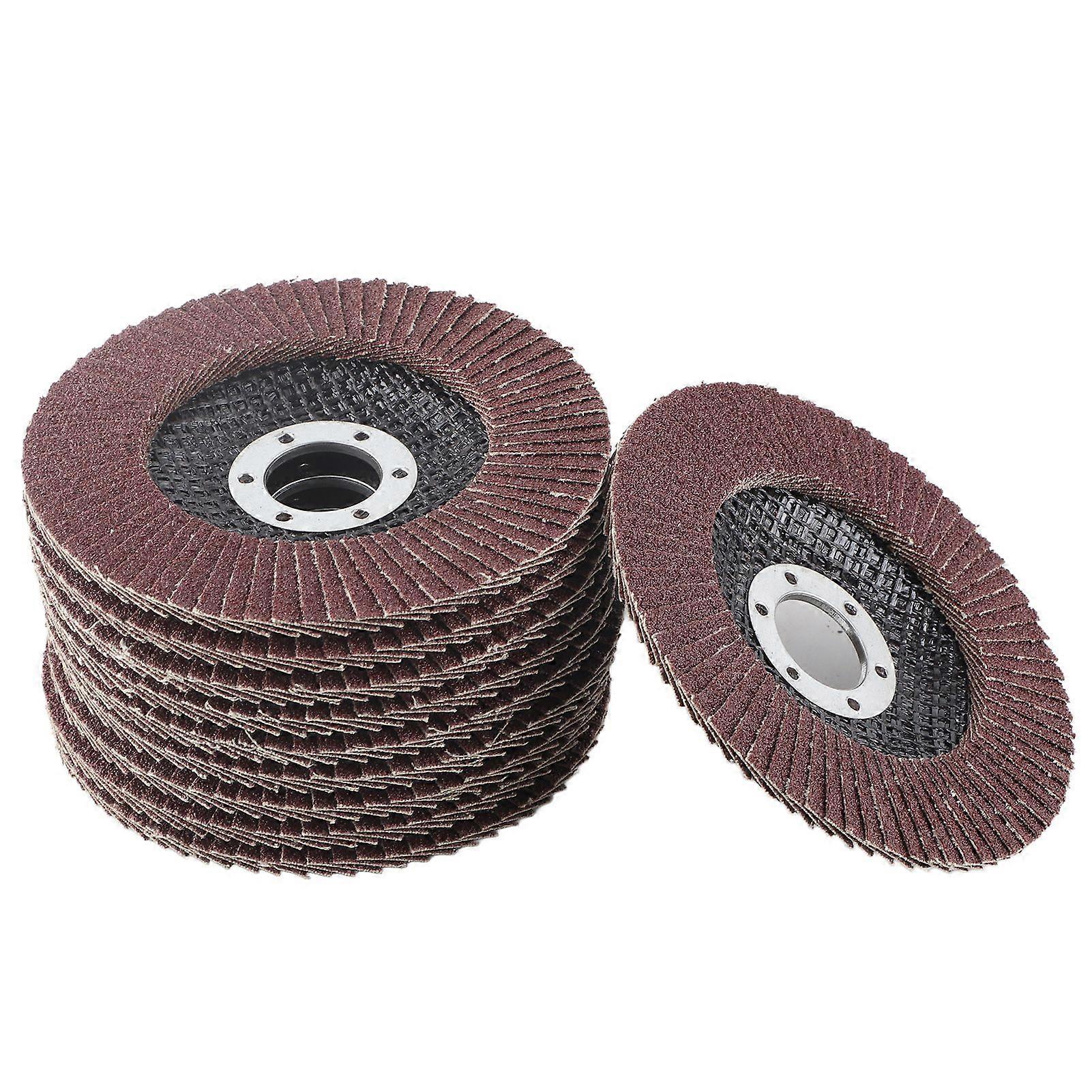 High quality  10pcs 4.5 inch flap flat abrasive wheel 11...