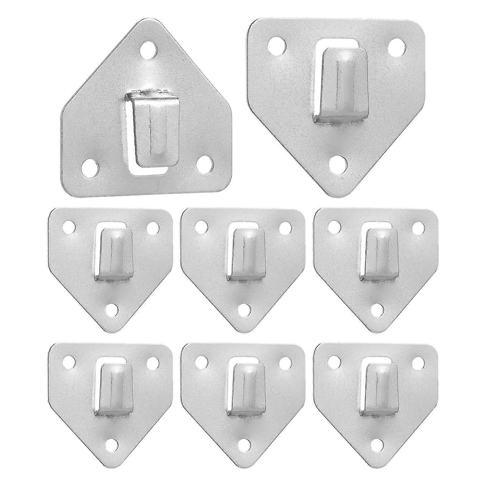 8 Piece Heavy Duty Fire Extinguisher Wall Mount Hooks, Durable Brackets for Space Saving Fire Safety in Home and Office