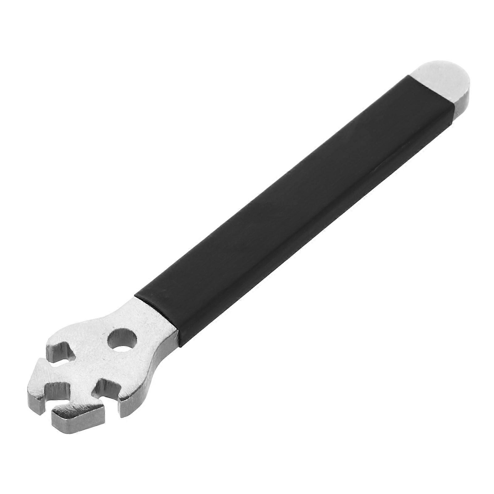 Mountain Bike Wheel Truing Tool Wrench for Outdoor Cycling, Durable Functional Spanner for Quick Alignment and Cap Installation