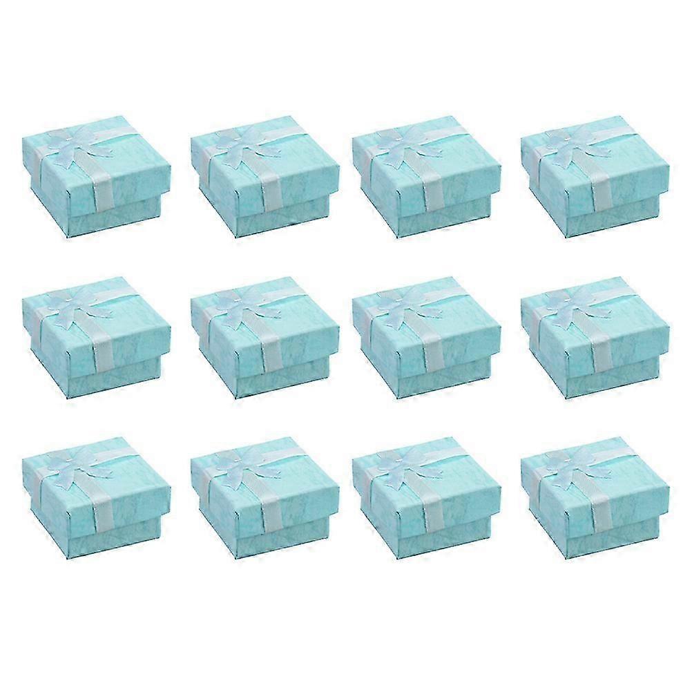 12pcs Bowtie Gift Boxes Present Storage Boxes Decorative Gift Jewelry Containers