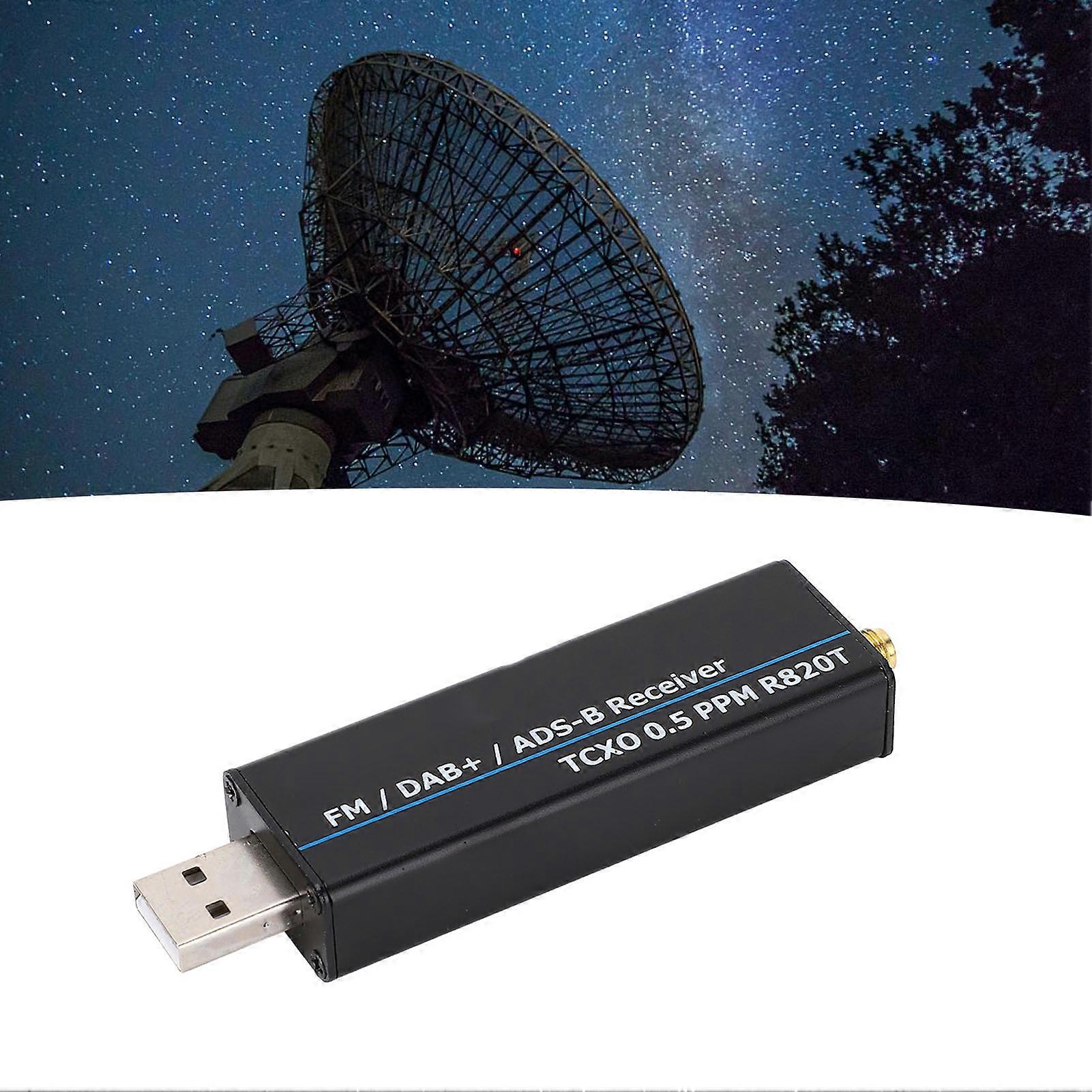 RTL SDR Receiver 100KHz To 1766MHz Full Band RTL2832U R820T2 0.5 PPM TCXO USB Software Defined Radio 