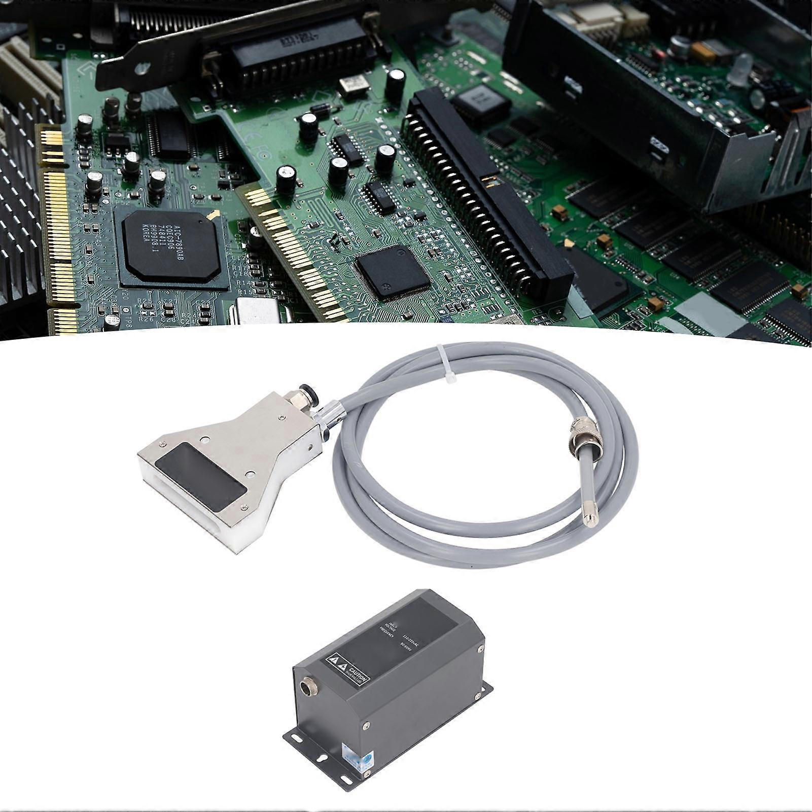 Ionizing Air Gun Non Static 4.6KV Efficient Fast Dustproof Pneumatic Auxiliary Components for Silk Screen Printing US Plug 110V 