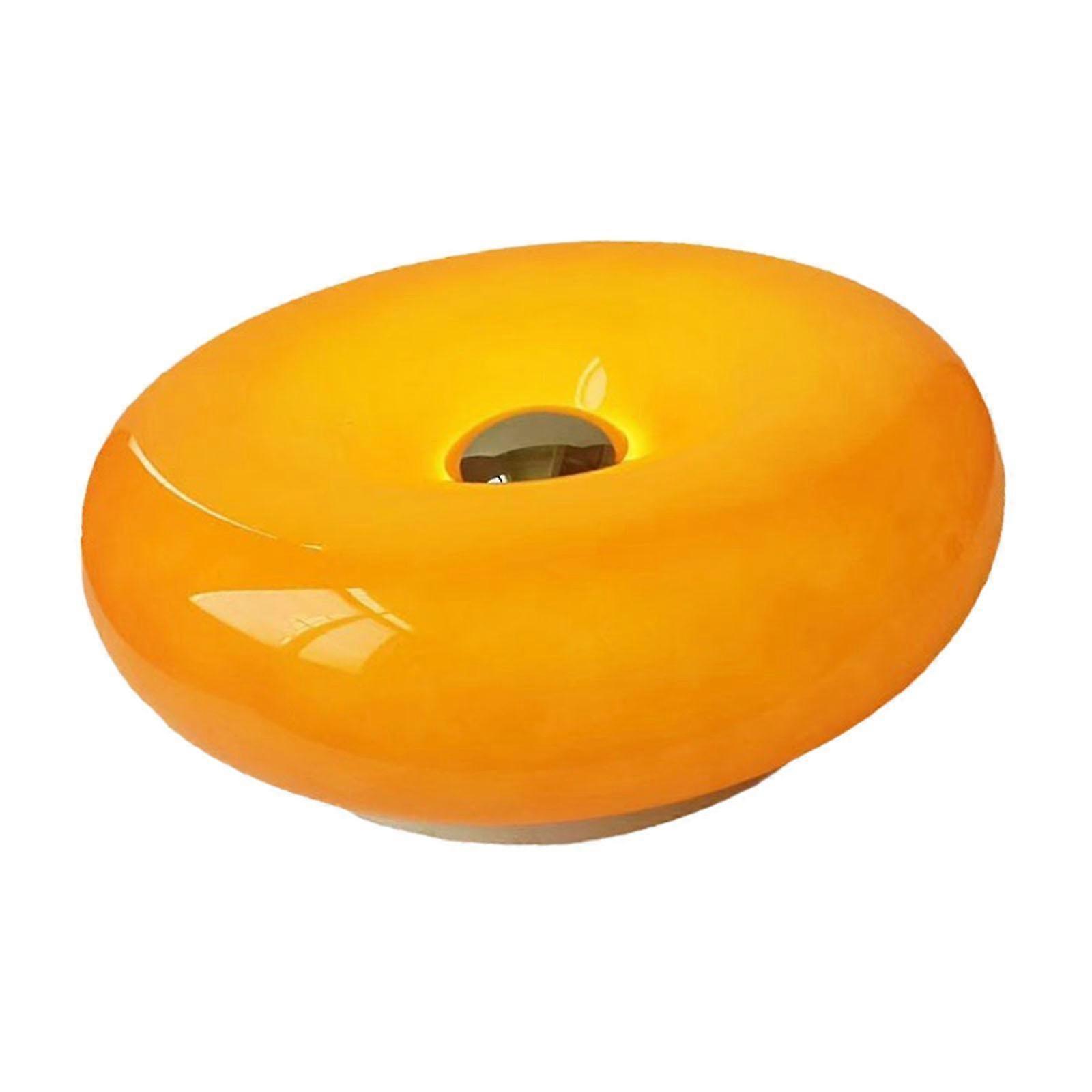 Donut Shape Lamp with 3 Color Modes Nightlight for Bedroom, Living Room, and Kitchen Decoration in Orange