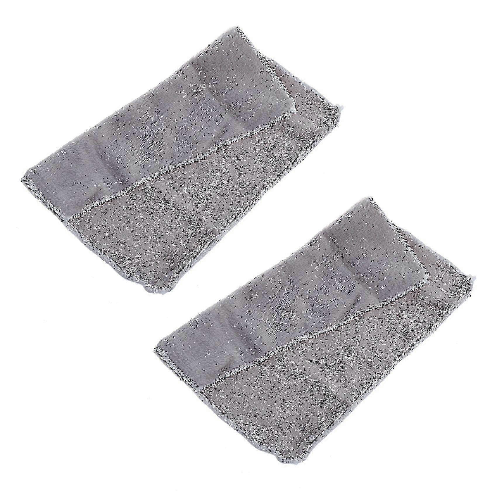 2x Oilproof Microfiber Kitchen Cleaning Cloth Lint Free Absorbent Rag
