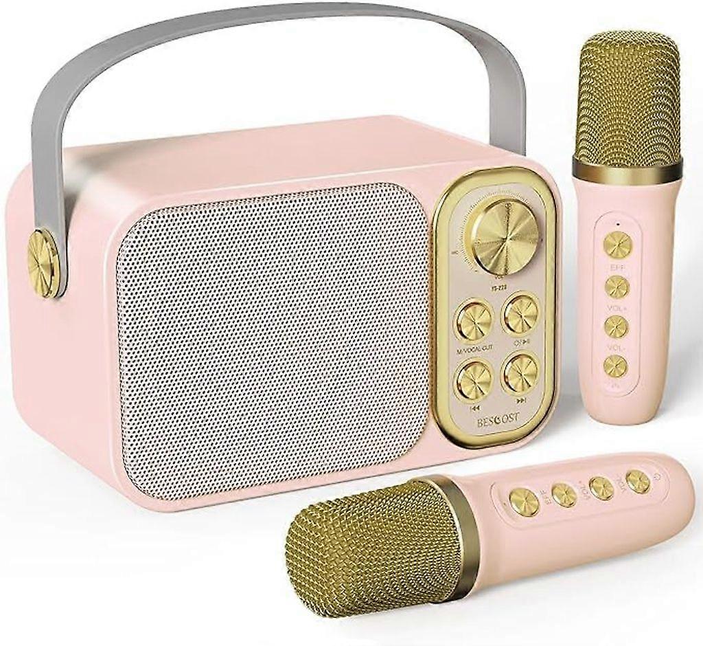 Portable Bluetooth Karaoke Machine for Kids, Boys, Girls, Family Gathering Fun Party