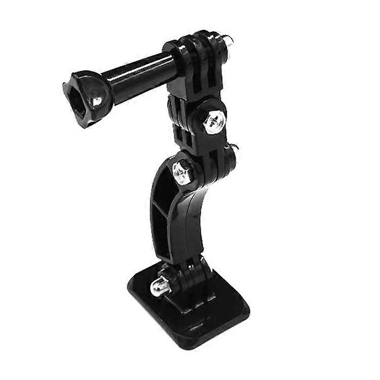 AT1227 Curved Rod Short Arm Helmet Camera Mount Bracket Compatible For GoPro Sjcam