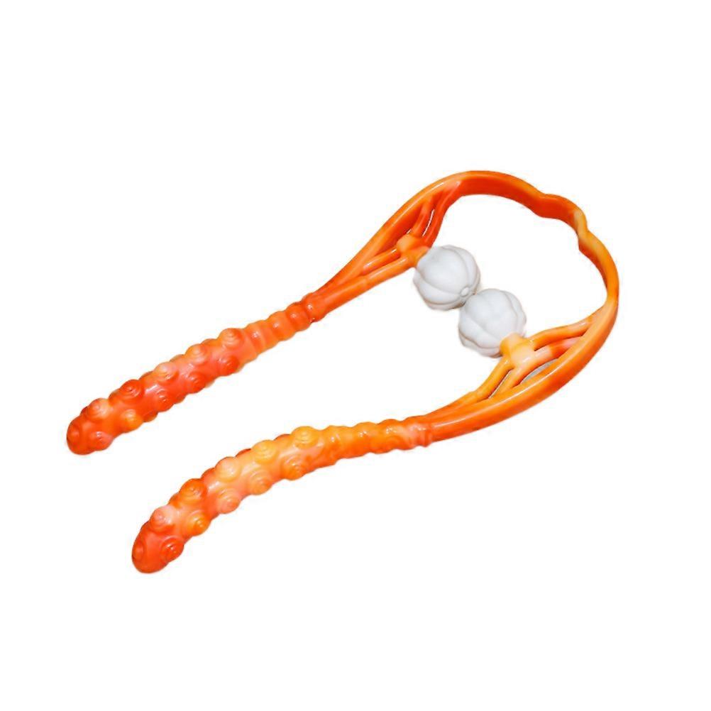 U Shaped Neck and Shoulder Massager Manual Kneading for Stress Relief, Ergonomic Portable Design for Home and Office Use
