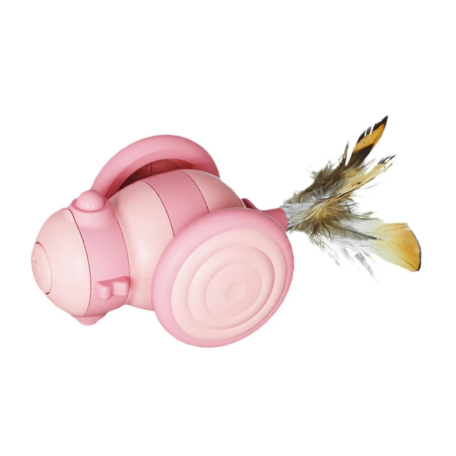 Interactive Cat Toy Bee Teaser - Feather Toy for Indoor Kitties to Keep Them Engaged and Active