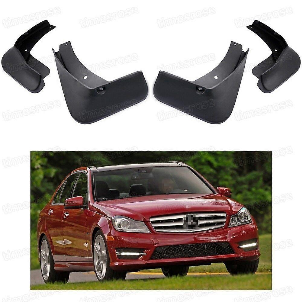 דשי בוץ לרכב תואמים מגיני התזה פגוש מגן בוץ עבור מרצדס C-Class AMG Line Sport