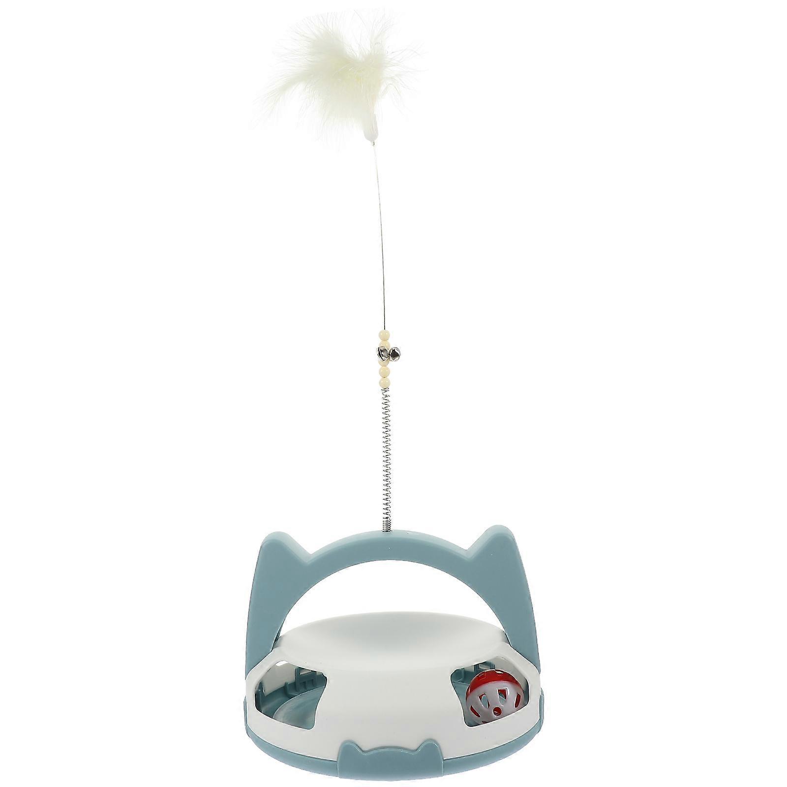Kitten Teasing Interactive Cat Kitten Turntable Pet Accessory 45X20X20cm Attention 1Set