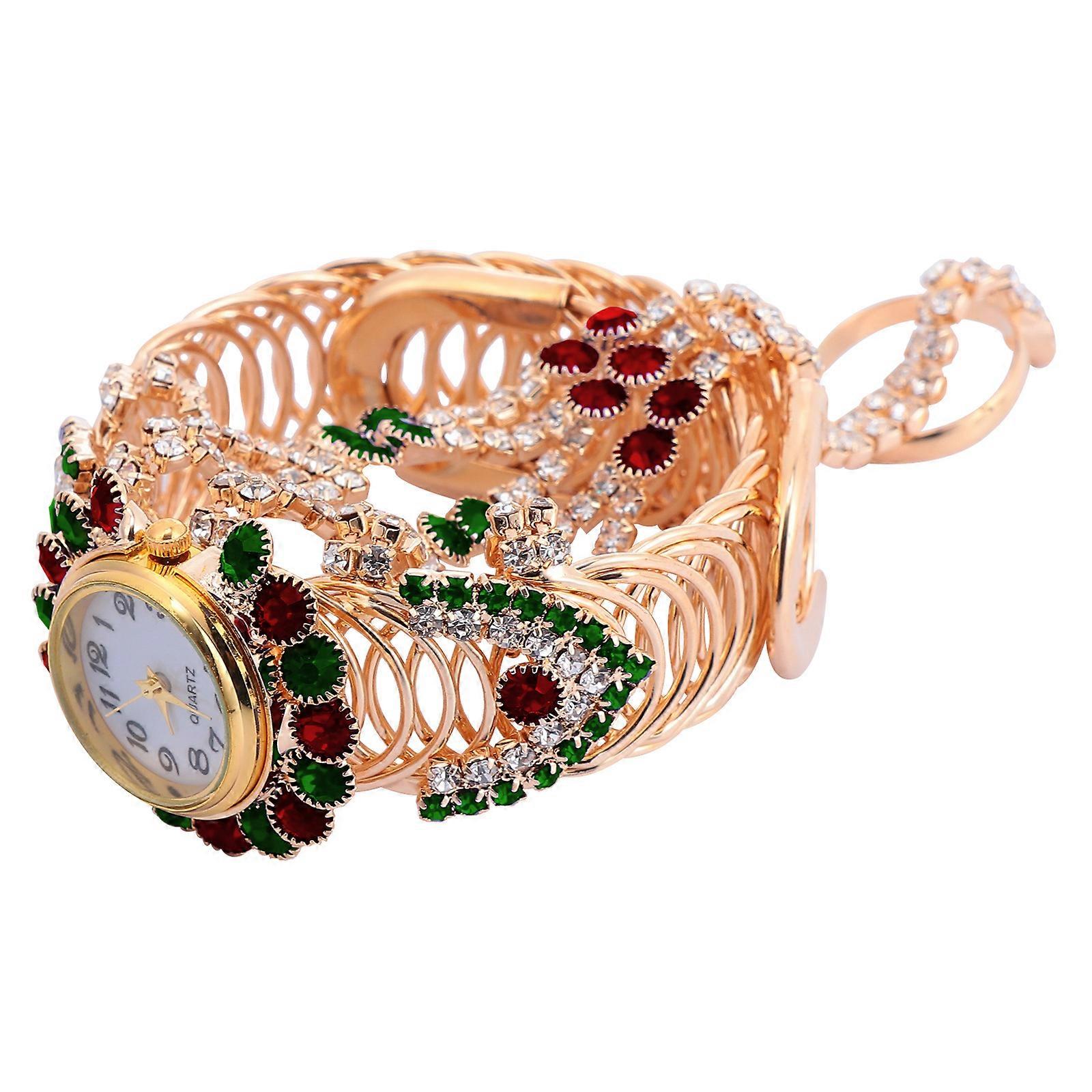Woman Watches Decor Analog Quartz Watch Creative Style Wristwatch 14x6x2cm 1Pc