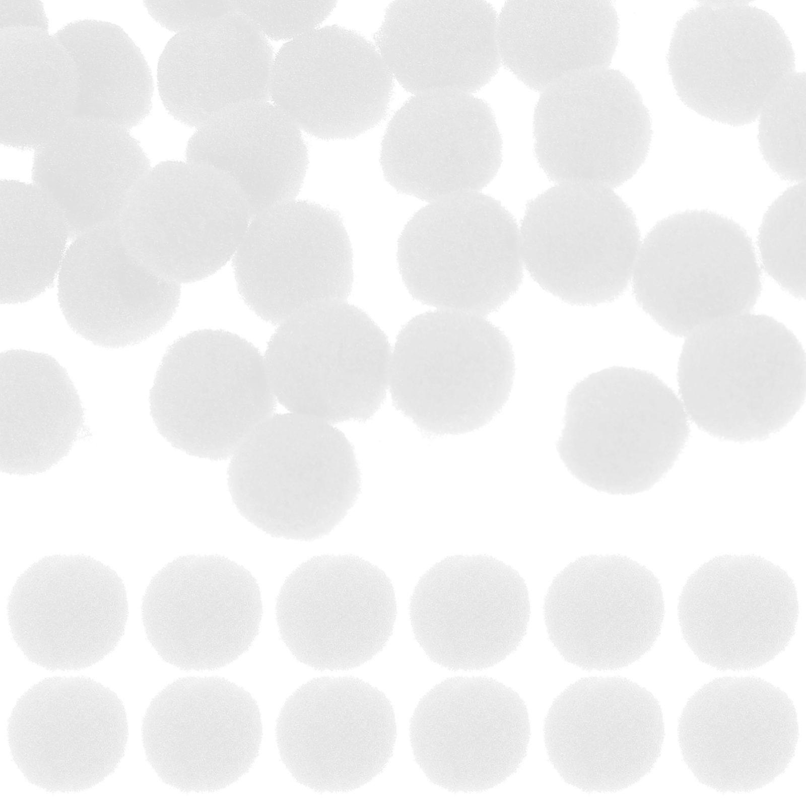Artificial Pompom Balls White Craft Supplies Jewelry Making Diy Crafting Pom 5X2 5Cm 500Pcs